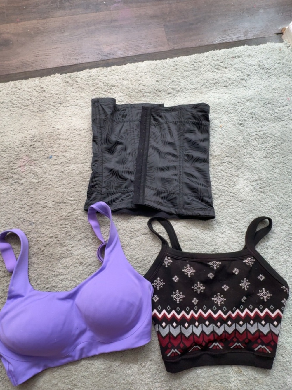 Black Waist Trainer and bra bundle